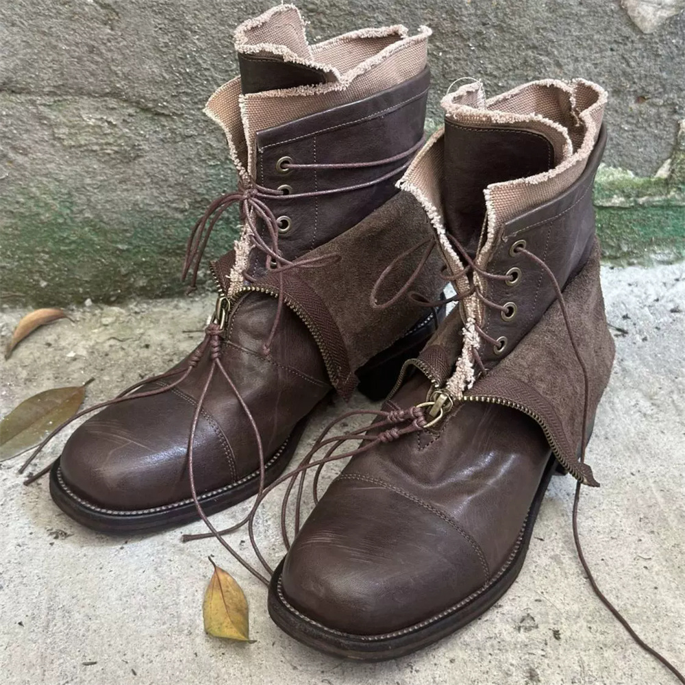 Men'S Shoes Increase Height - Trendy Kalın Tabanlı Lüks Erkek Botları