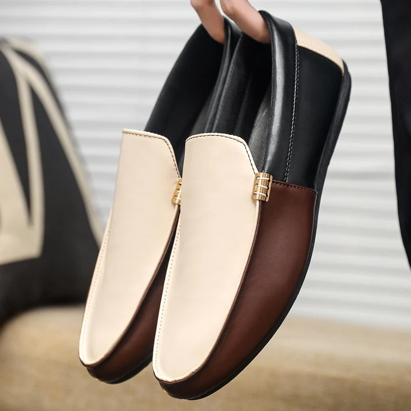 Men'S Shoes Hey Dude - Erkekler için moda deri makosenler düz