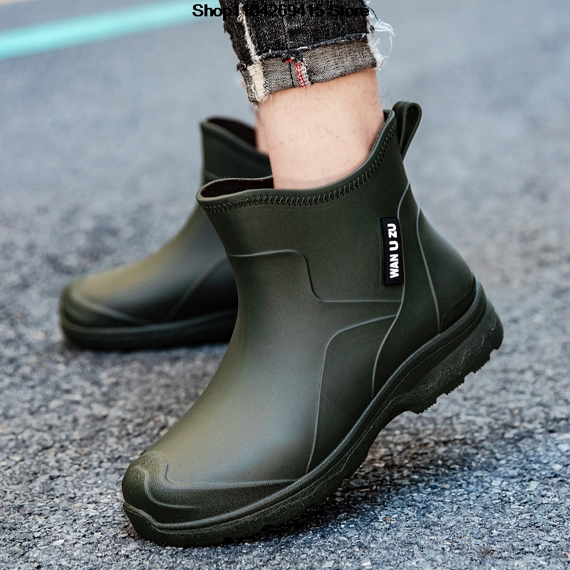 Men'S Shoes Water Resistant - Yeni Erkek Su Geçirmez Kaymaz Yağmur