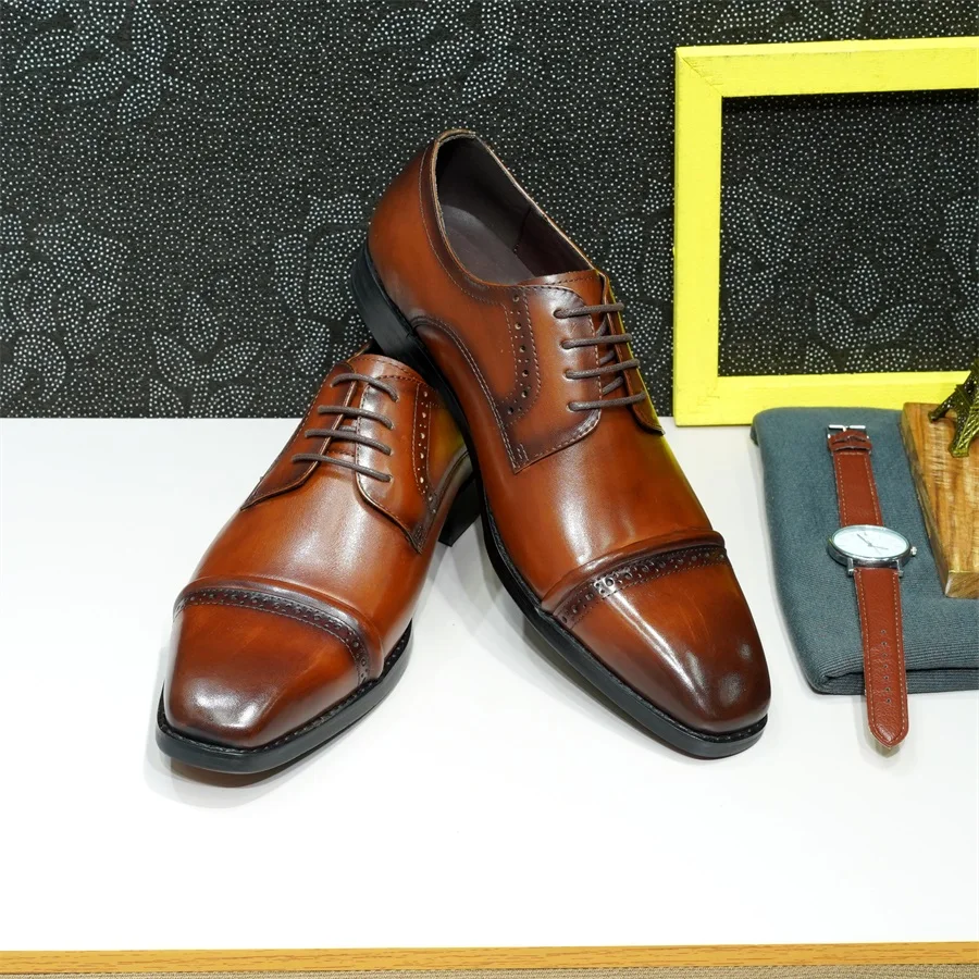Sağlam Burunlu Oxford Hakiki D - Men'S Shoes Smart incelemesi ve fiyatı
