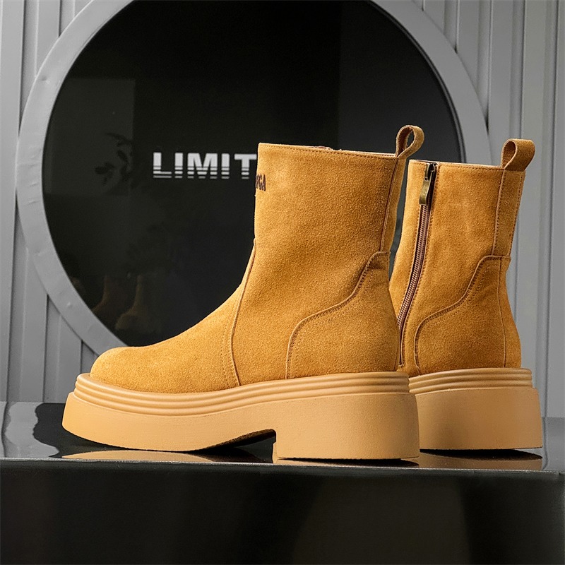 Kışlık Avrupa Amerika Retro Ka - Men'S Shoes Increase Height incelemesi ve fiyatı