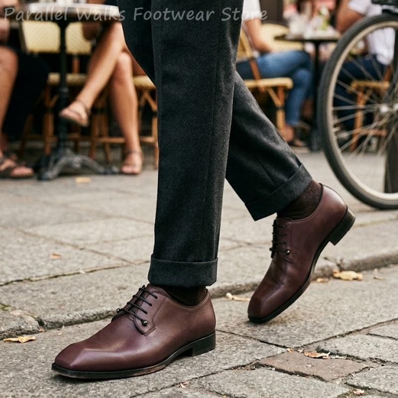 Erkek Koyu Kahverengi Deri Der - Men'S Shoes Smart incelemesi ve fiyatı