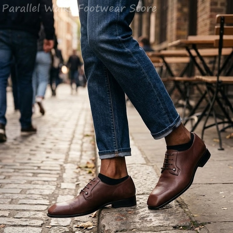 Erkek Koyu Kahverengi Deri Der - Men'S Shoes Smart incelemesi ve fiyatı