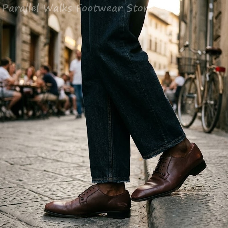 Erkek Koyu Kahverengi Deri Der - Men'S Shoes Smart incelemesi ve fiyatı