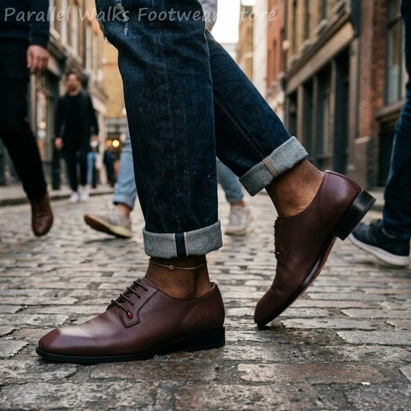 Erkek Koyu Kahverengi Deri Der - Men'S Shoes Smart incelemesi ve fiyatı