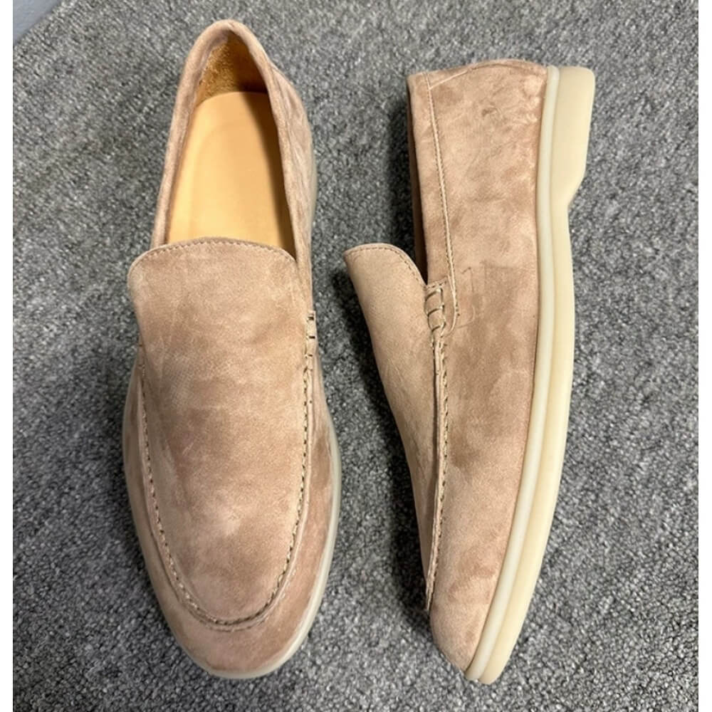 Lüks Bej Süet Günlük Loafer Ay - Men'S Shoes Smart incelemesi ve fiyatı