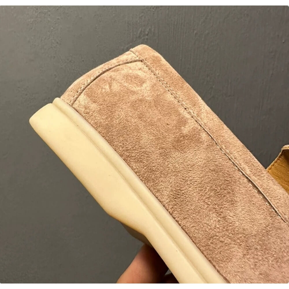 Lüks Bej Süet Günlük Loafer Ay - Men'S Shoes Smart incelemesi ve fiyatı